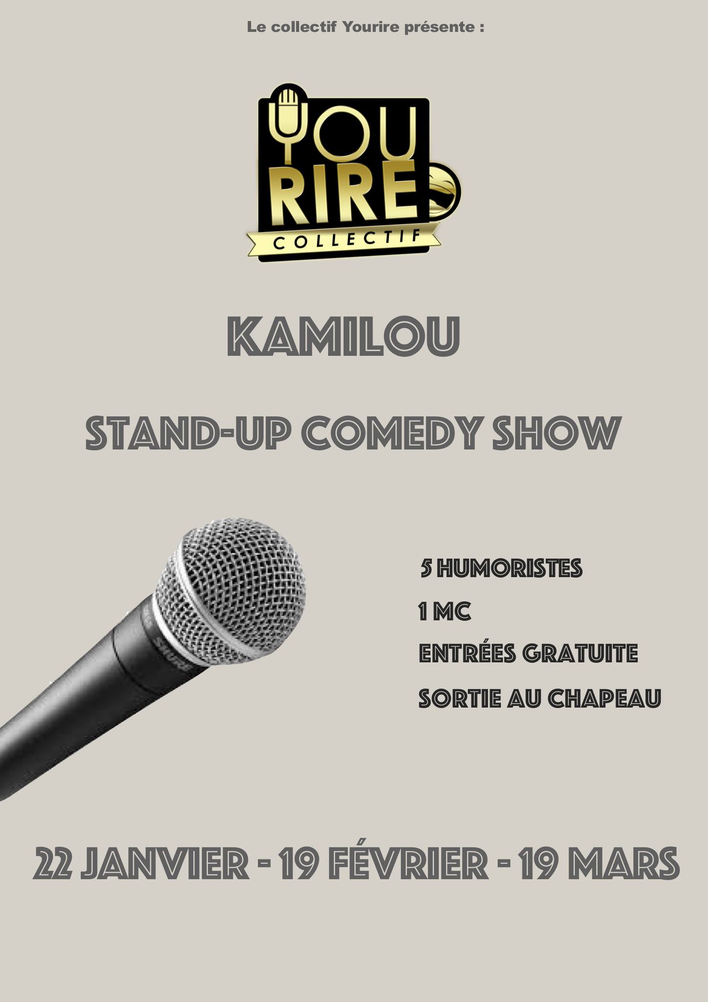 Kamilou Comedy/Plateau d’humoristes